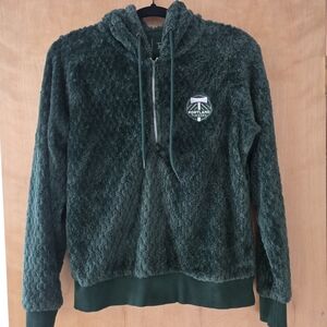 Green Minky Soft Portland Timbers Hoodie.